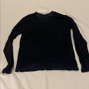 Cotton Citizen Black Crew Neck Long Sleeve